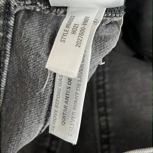 Madewell The Perfect Vintage Jean Ripped Knee Edition in Cosner Wash - Size 24 - Picture 11 of 11